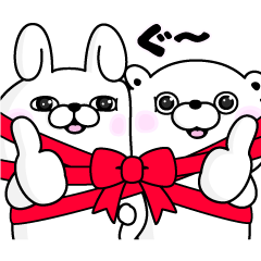 Rabbit & Bear 100%×LINE GIFT