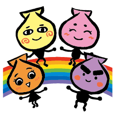 The rainbow-colored hyougi