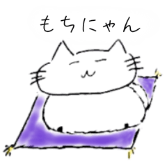 cute mochi-cat sticker