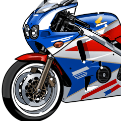 400ccスポーツバイク7(車バイクシリーズ)