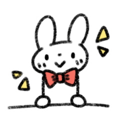 Red Bow Rabbit 2