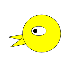 little bird sticker