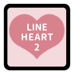 LINE HEART 2 [PINK][ENGLISH]