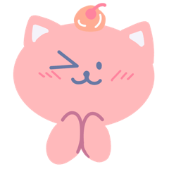 little cat with sweets