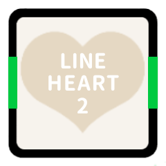 LINE HEART 2 [IVORY][LINE]
