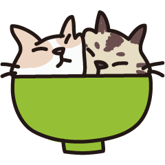 Cats in the bowl