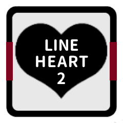 LINE HEART 2 [BLACK][MOTHER]