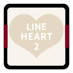 LINE HEART 2 [IVORY][MOTHER]