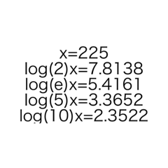 Logarithm of Number 6