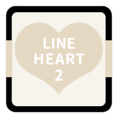 LINE HEART 2 [IVORY][FAMILY]