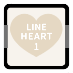 LINE HEART 1 [IVORY][KEIGO]