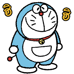 Doraemon Round and Animated