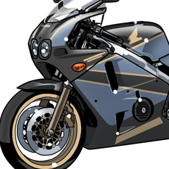 400ccスポーツバイク8(車バイクシリーズ)