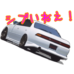 JDM 4door DriftCar Stamp