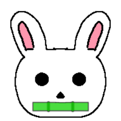 Rabbit move stickers