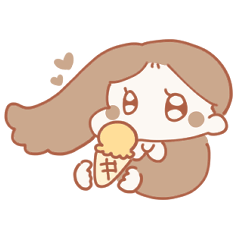 Yuruhuwa Girl Lovely sticker