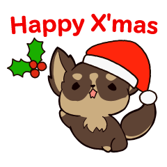 Dog : Happy X'mas & New Year