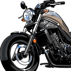 250ccアメリカンバイク2(車バイクシリーズ)