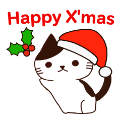 猫 : クリスマス＆ニューイヤー