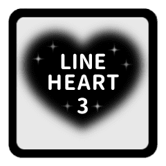 LINE HEART 3 [ANIME][BLACK][ENGLISH]