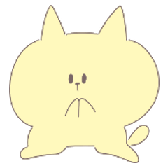 Yellow cat emotions
