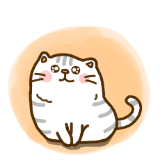 Three cute kitten stickers 3