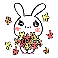 Ms.Rabbit Simple Stickers