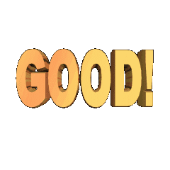 3D animation TEXTGOOD!01