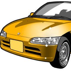 車(スポーツカー8)クルマバイクシリーズ