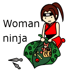 Woman ninja