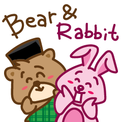 Fun Bear & Rabbit – LINE stickers | LINE STORE