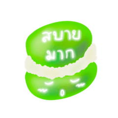 Sweet macaron messages (Thai version)