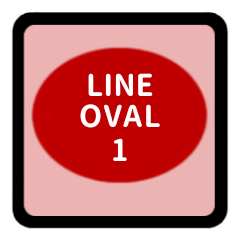 LINE OVAL 1 [RED][ENGLISH]