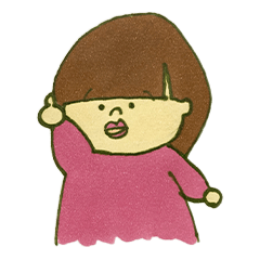 PUCHI GIRL Sticker A