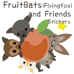 Fruit Bats (Flying Fox) and Friends -En