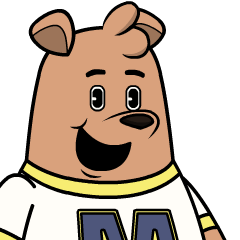 Animated Fun Max Bear Daily Use Stickers