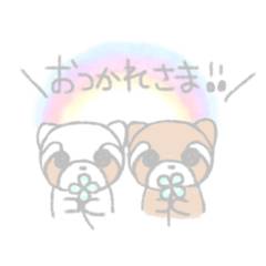 Pastel, softness, lesser panda