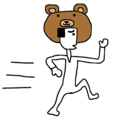 かぶりものでダジャレをする謎の人 Line スタンプ Line Store