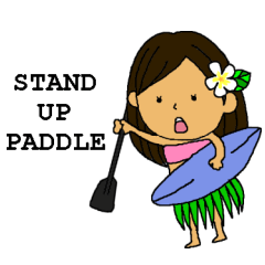 Stand Up Paddle Girl