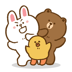 BROWN & FRIENDS Big Stickers x Linkumi – LINE stickers
