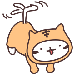 A cat that thinks it's a tiger