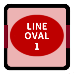 LINE OVAL 1 [RED][MOTHER]