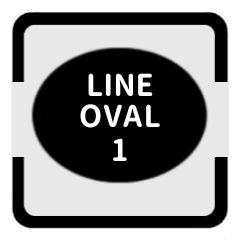 LINE OVAL 1 [BLACK][WORK]