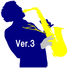 Saxophone's Sticker ver.3