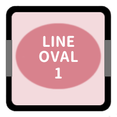 LINE OVAL 1 [PINK][KEIGO]
