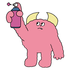 Pink Monsters sticker