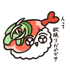 O.Sushi sticker