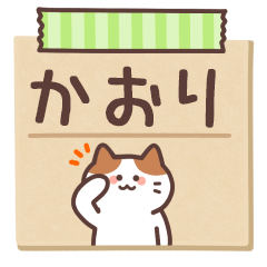 KAORI's Notepad Sticker