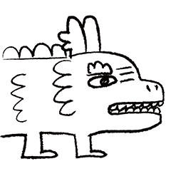 ugly long dragon_
