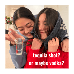 2 tequila shots please